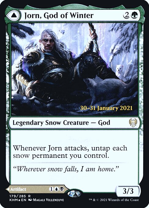 Jorn, God of Winter // Kaldring, the Rimestaff (179s) [Kaldheim Promos]