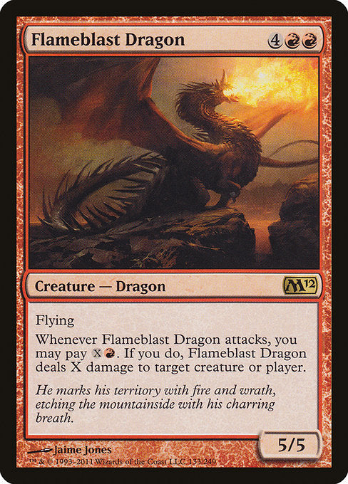 Flameblast Dragon (133) [Magic 2012]