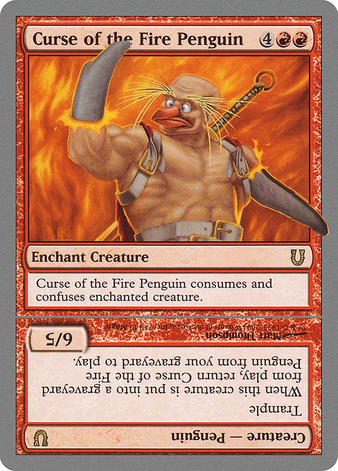 Curse of the Fire Penguin // Curse of the Fire Penguin Creature (73) [Unhinged]