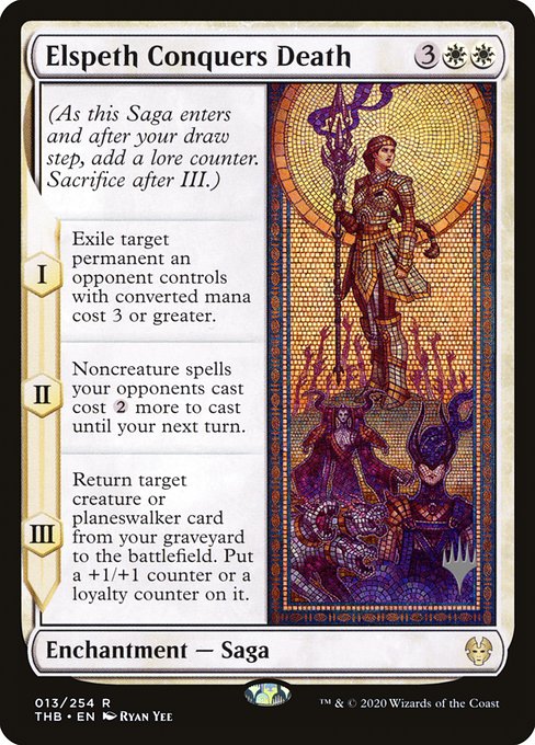Elspeth Conquers Death (13p) [Theros Beyond Death Promos]