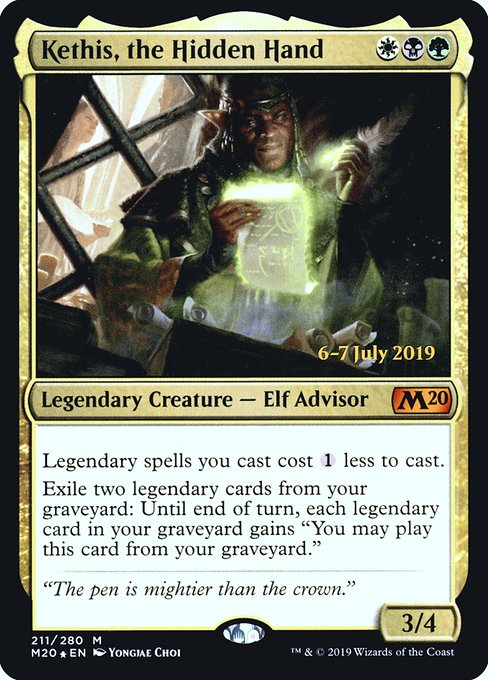 Kethis, the Hidden Hand (211s) [Core Set 2020 Promos]