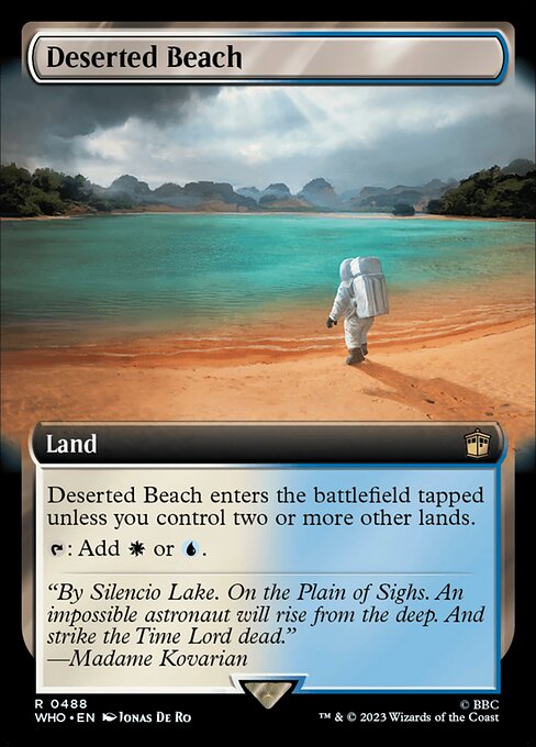 Deserted Beach (488) [Doctor Who] [Extended Art]