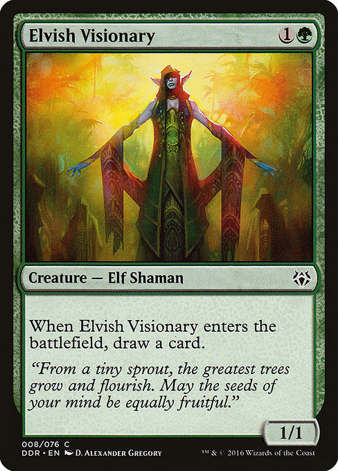 Elvish Visionary (8) [Duel Decks: Nissa vs. Ob Nixilis]