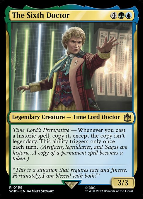 The Sixth Doctor (159) [Doctor Who]