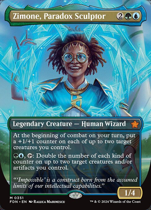 Zimone, Paradox Sculptor (351) [Foundations]