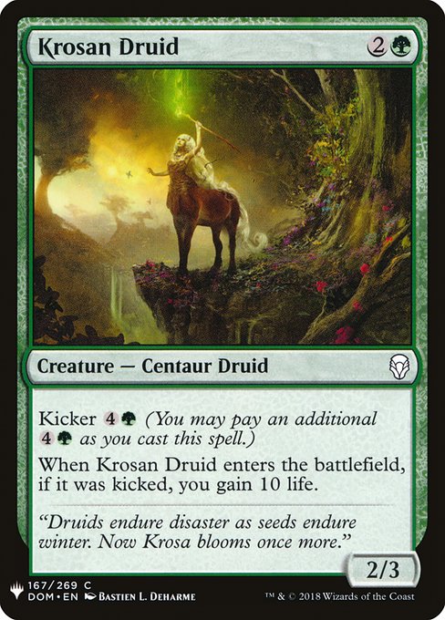 Krosan Druid (DOM-167) [The List]