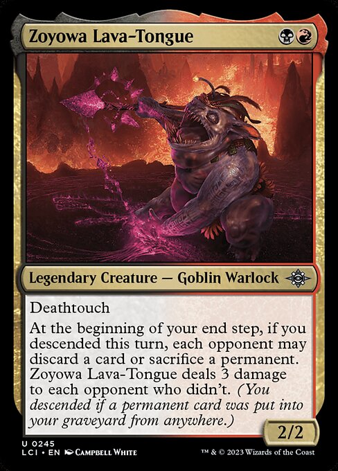 Zoyowa Lava-Tongue (245) [The Lost Caverns of Ixalan]