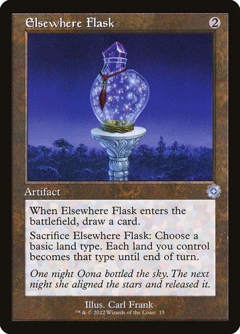 Elsewhere Flask (15) [The Brothers' War Retro Artifacts]