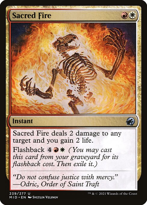 Sacred Fire (239) [Innistrad: Midnight Hunt]