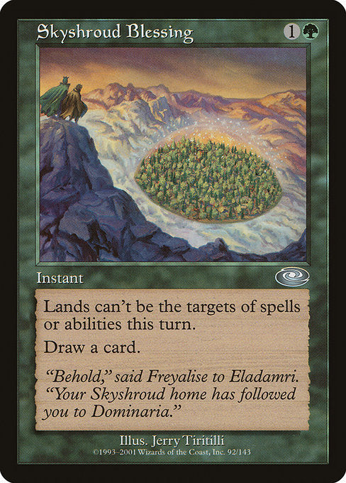 Skyshroud Blessing (92) [Planeshift]