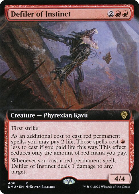 Defiler of Instinct (406) [Dominaria United] [Extended Art]