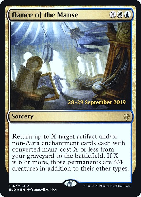 Dance of the Manse (186s) [Throne of Eldraine Promos]
