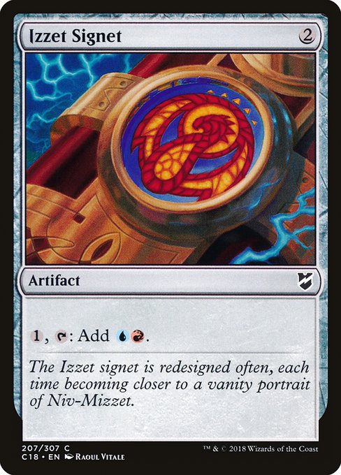 Izzet Signet (207) [Commander 2018]
