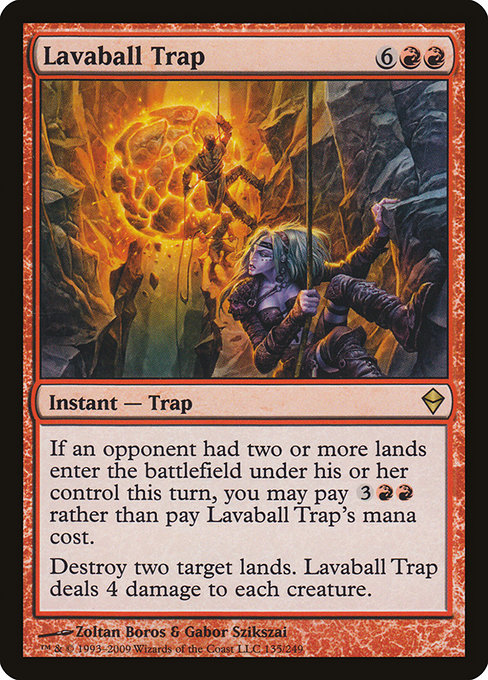 Lavaball Trap (135) [Zendikar]