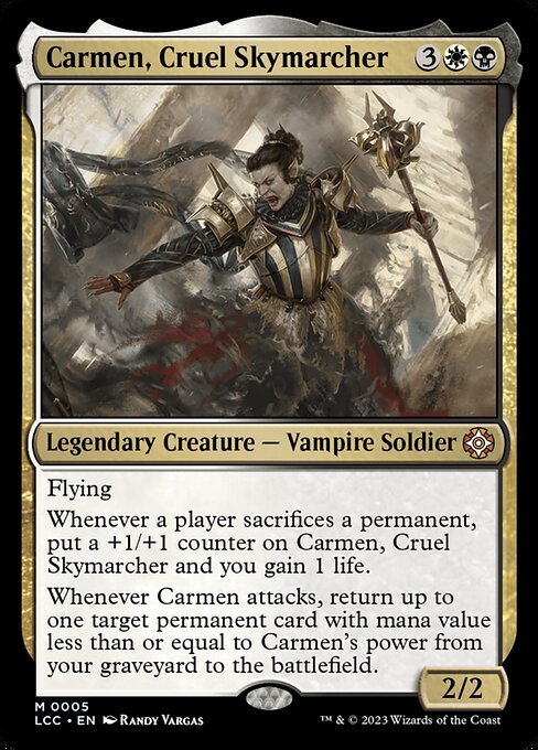 Carmen, Cruel Skymarcher (5) [The Lost Caverns of Ixalan Commander]