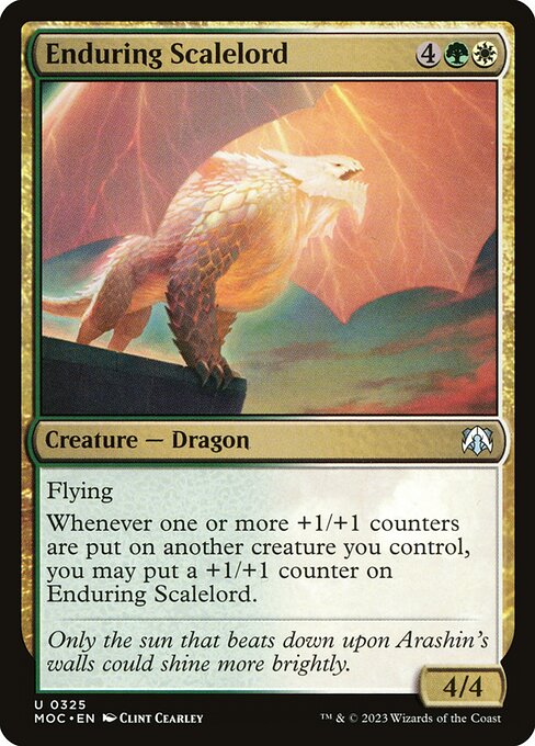 Enduring Scalelord (325) [March of the Machine Commander]