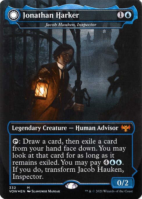 Jacob Hauken, Inspector // Hauken's Insight (332) [Innistrad: Crimson Vow] [Borderless]