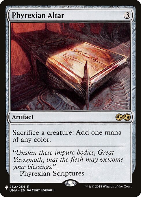 Phyrexian Altar (UMA-232) [The List]