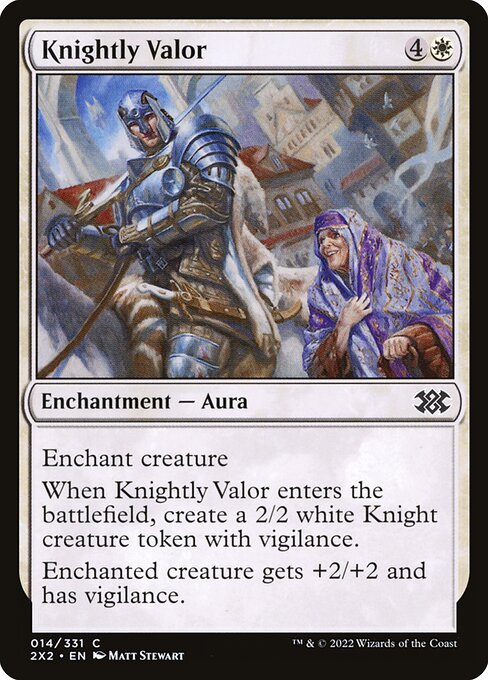 Knightly Valor (14) [Double Masters 2022]