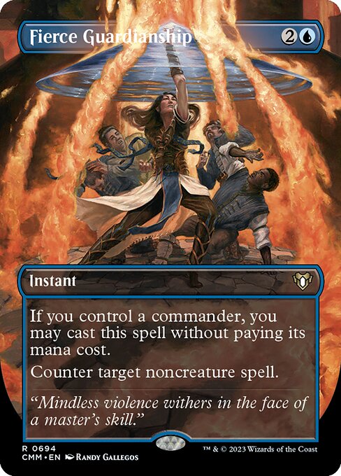 Fierce Guardianship (694) [Commander Masters] [Borderless]