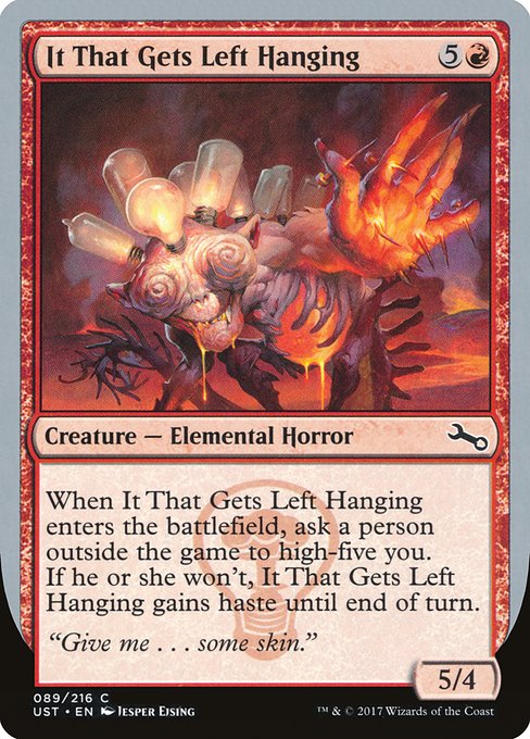 It That Gets Left Hanging (89) [Unstable]