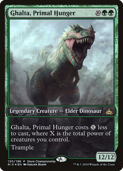 Ghalta, Primal Hunger (130) [Rivals of Ixalan Promos]
