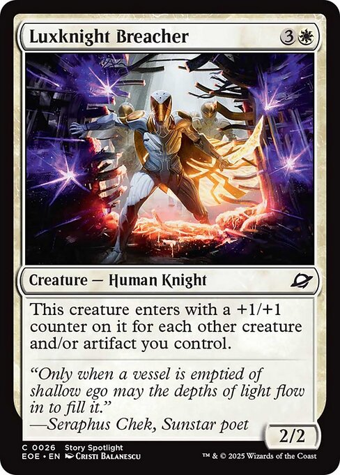 Luxknight Breacher (26) [Edge of Eternities]