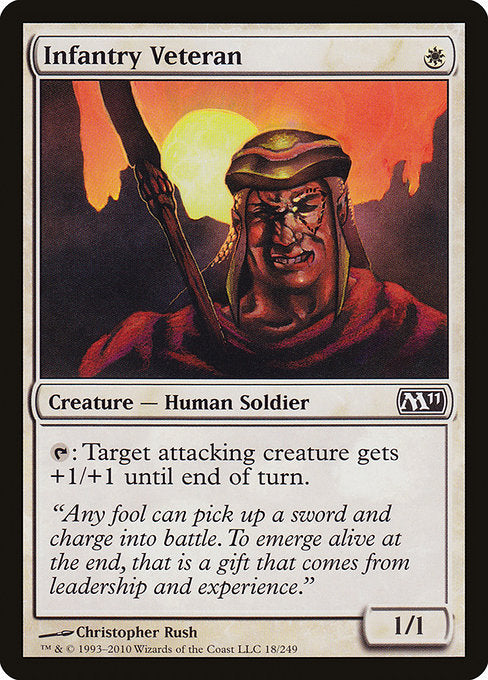 Infantry Veteran (18) [Magic 2011]
