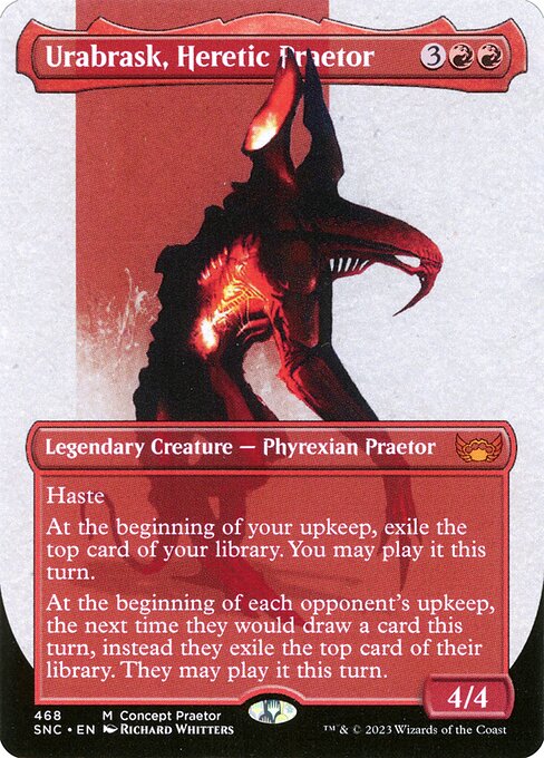 Urabrask, Heretic Praetor (468) [Streets of New Capenna] [Borderless]