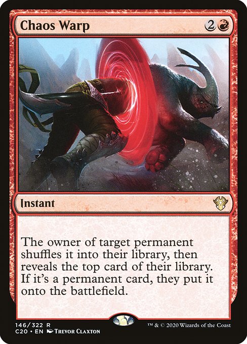 Chaos Warp (146) [Commander 2020]