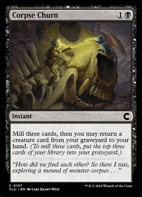 Corpse Churn (107) [Ravnica: Clue Edition]