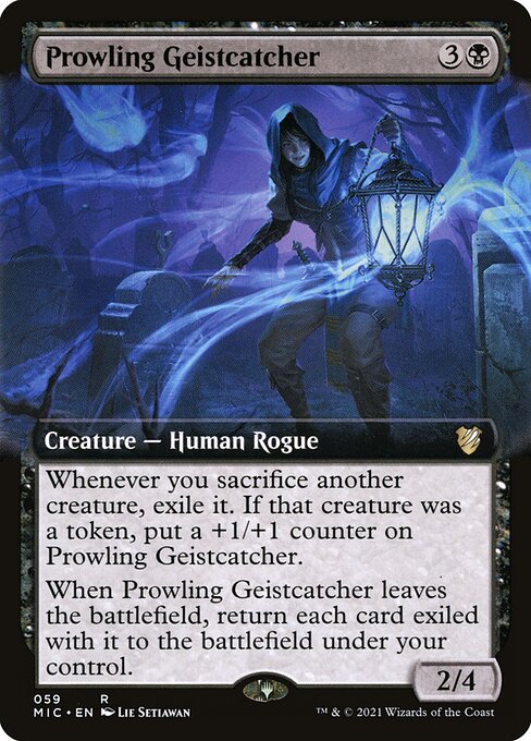 Prowling Geistcatcher (59) [Midnight Hunt Commander] [Extended Art]