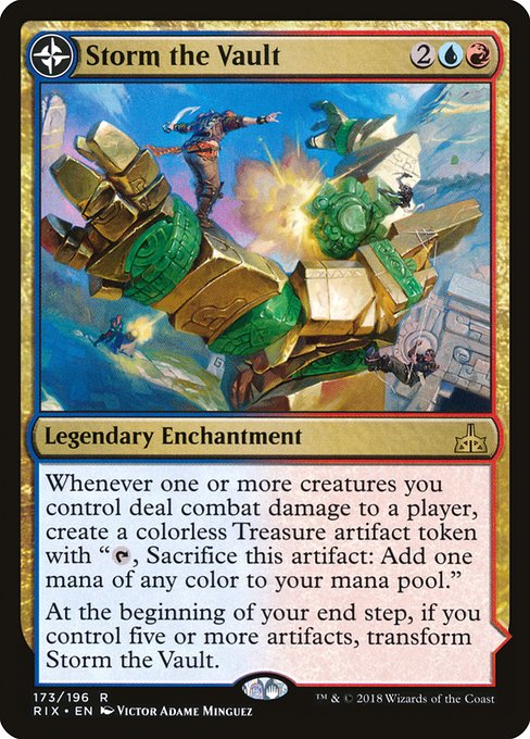 Storm the Vault // Vault of Catlacan (173) [Rivals of Ixalan]