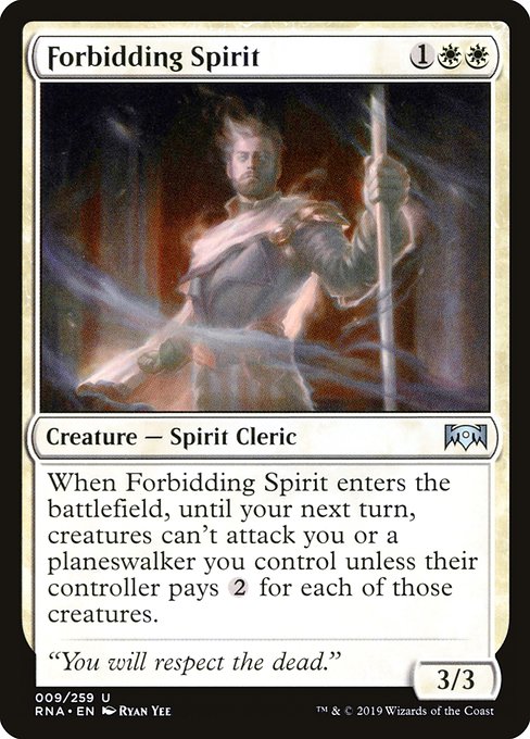 Forbidding Spirit (9) [Ravnica Allegiance]
