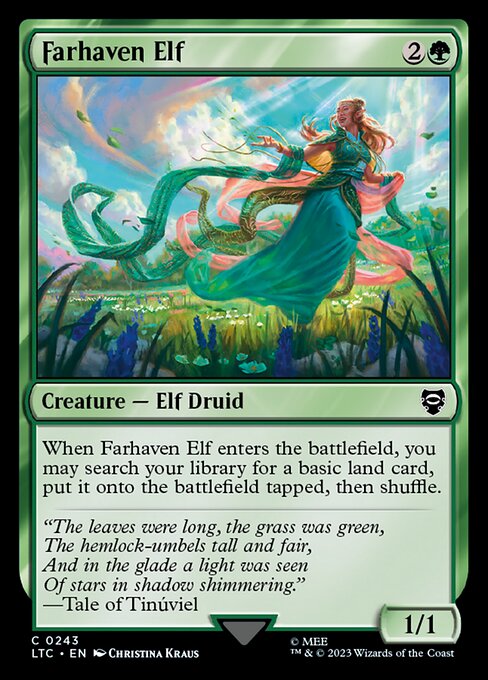 Farhaven Elf (243) [Tales of Middle-earth Commander]