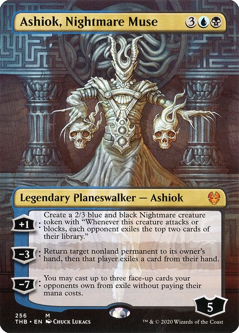 Ashiok, Nightmare Muse (256) [Theros Beyond Death] [Borderless]