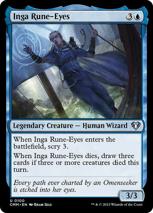 Inga Rune-Eyes (100) [Commander Masters]