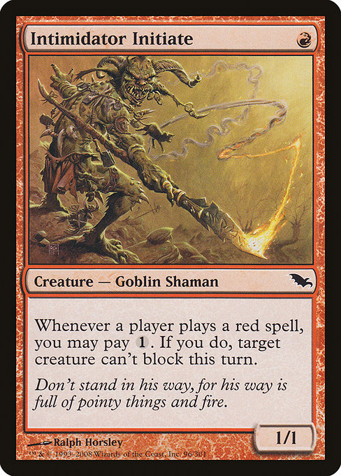 Intimidator Initiate (96) [Shadowmoor]