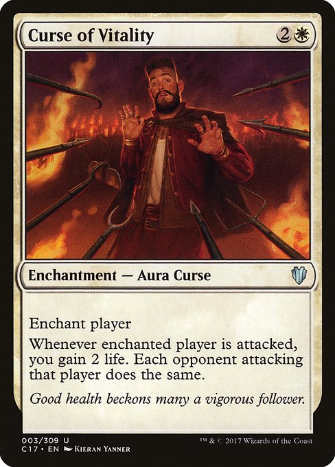 Curse of Vitality (3) [Commander 2017]