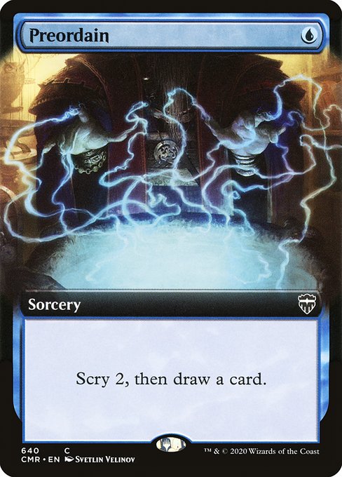 Preordain (640) [Commander Legends] [Extended Art]