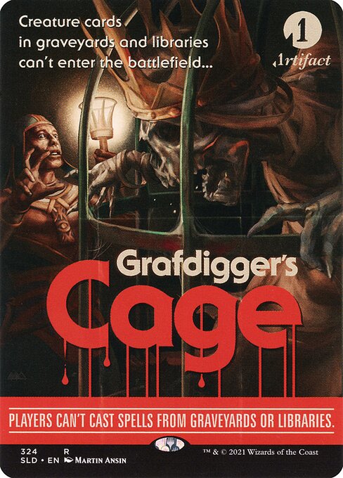Grafdigger's Cage (324) [Secret Lair Drop] [Borderless]
