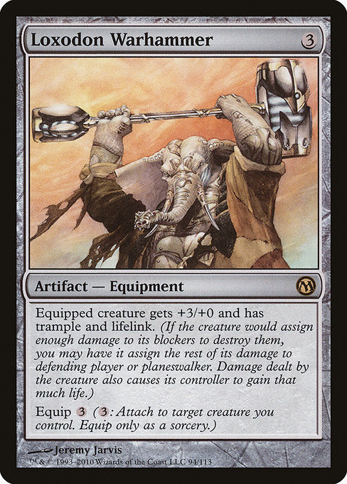 Loxodon Warhammer (94) [Duels of the Planeswalkers]