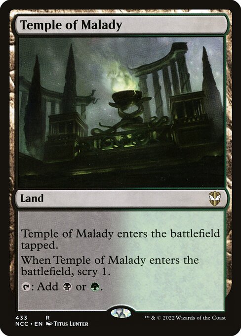 Temple of Malady (433) [New Capenna Commander]