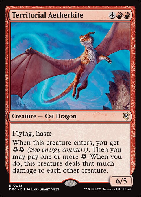 Territorial Aetherkite (12) [Aetherdrift Commander]