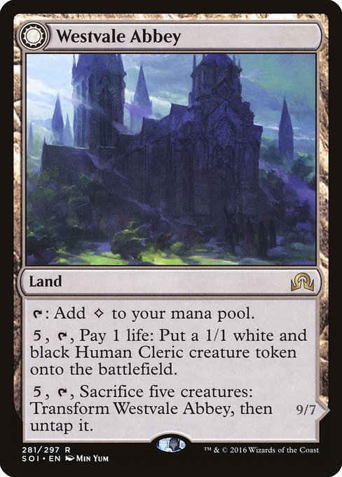 Westvale Abbey // Ormendahl, Profane Prince (281) [Shadows over Innistrad]