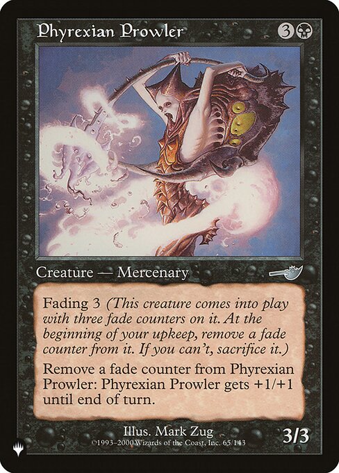 Phyrexian Prowler (NEM-65) [The List]