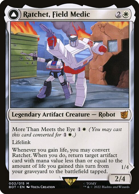 Ratchet, Field Medic // Ratchet, Rescue Racer (2) [Transformers]