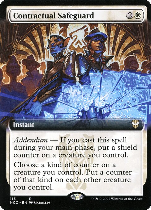 Contractual Safeguard (115) [New Capenna Commander] [Extended Art]