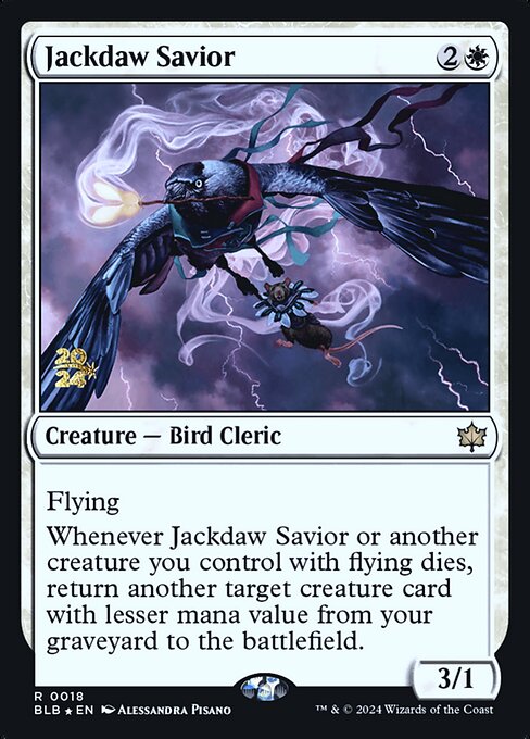 Jackdaw Savior (18s) [Bloomburrow Promos]