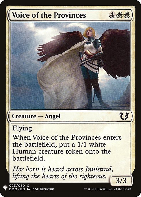 Voice of the Provinces (DDQ-23) [The List]